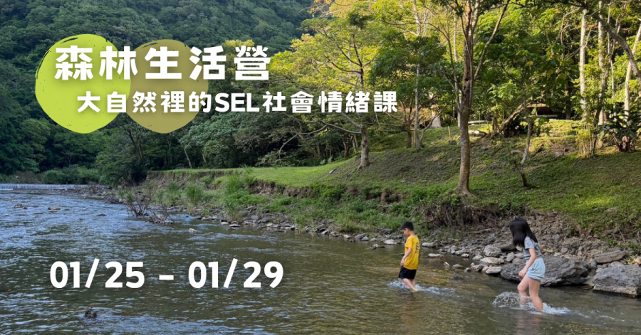 森林生活營｜大自然裡的 SEL 社會情緒課